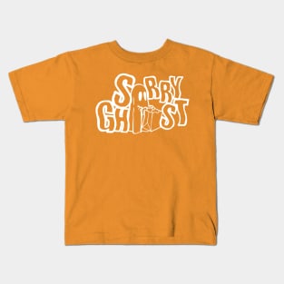 Sorry Ghost - Limited Run Trick or Treat (White Logo) T-Shirt Kids T-Shirt